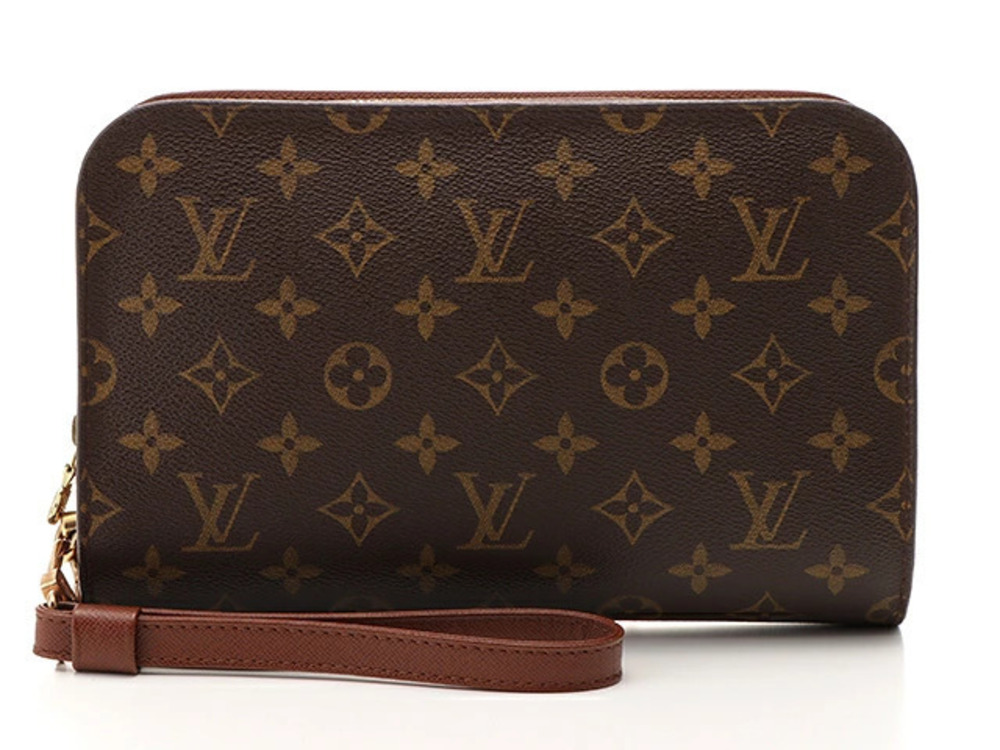 LOUIS VUITTON Orsay Pouch Clutch handle Monogram